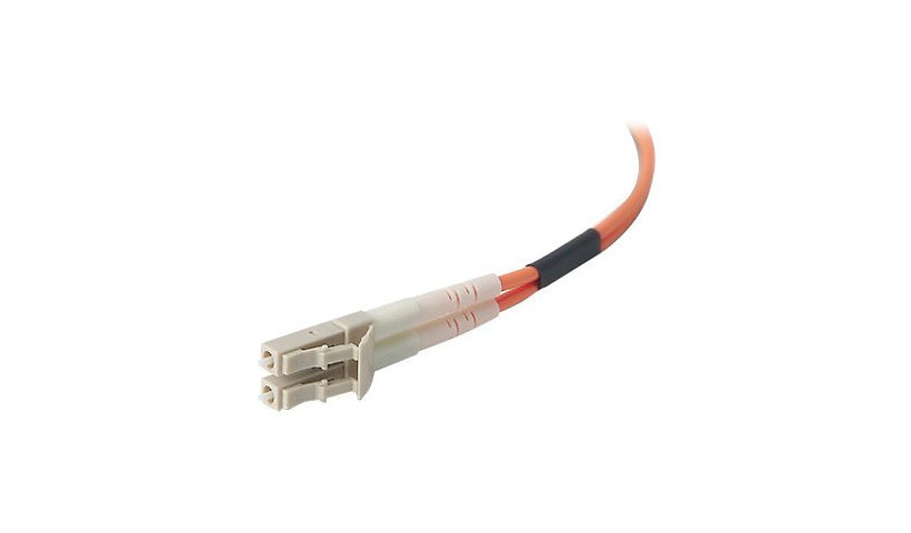 Belkin 3m (9.8ft) LC/PC to LC/PC Multimode Duplex Fiber Patch Cable, 62.5/125, Orange