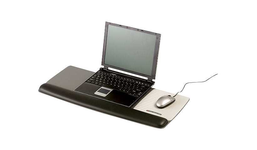 3M WR422LE Keyboard and Mouse Platform with Gel Wrist Rest Tilt 2 Year