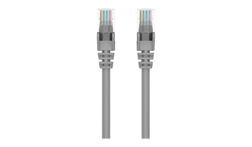 Belkin A3L791B25-S Cat5e Snagless UTP Ethernet Patch Cable 25 ft Gray