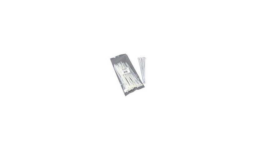 C2G 43035 11.5 in Cable Ties Zip Ties 100 Pack White Lifetime Warranty