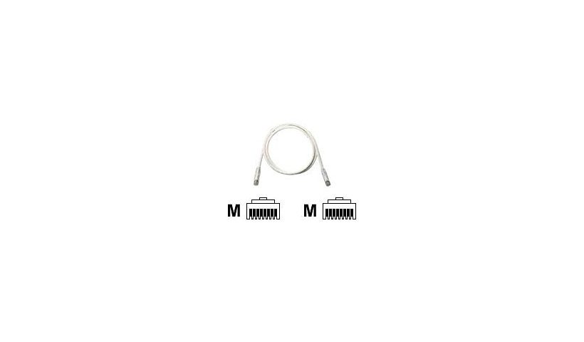 Panduit UTPSP7Y TX6 PLUS Cat6 UTP Patch Cord 7 ft White