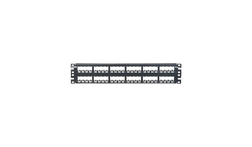 Panduit CP48BLY Mini-Com All-Metal Shielded 48-Port Patch Panel 2U