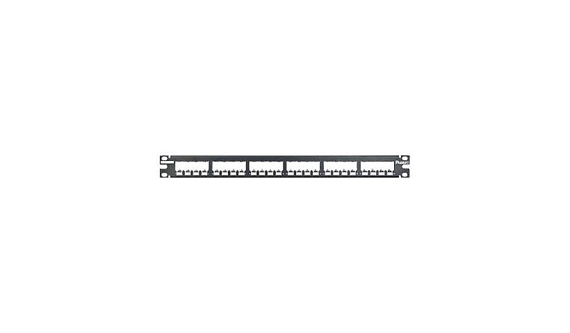 Panduit CP24BLY Mini-Com All-Metal Shielded 24-Port Patch Panel 1U
