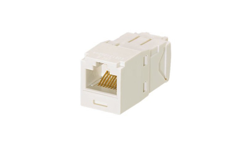 Panduit CJ688TGIW Mini-Com Cat6 UTP Jack Module RJ45 Off White