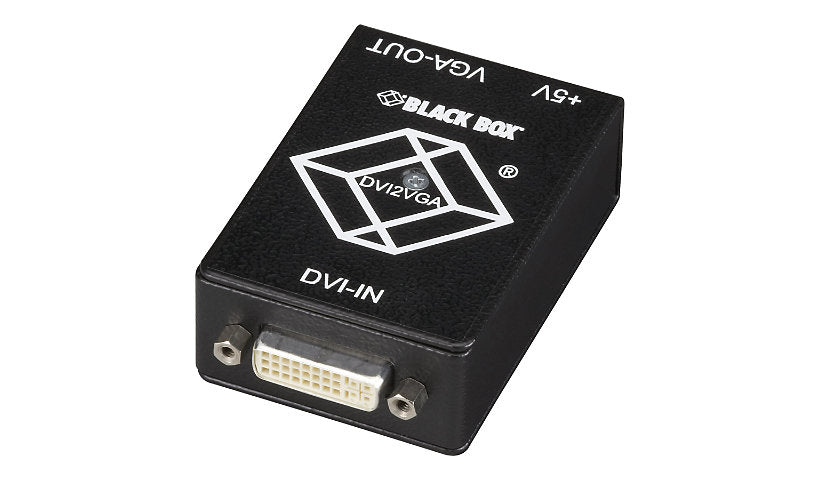 Black Box AC1038A DVI-D to VGA Video Converter with 6 ft DVI Cable 2 Year