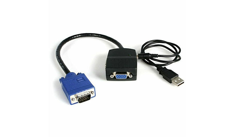 StarTech.com ST122LE 2-Port VGA Video Splitter USB Powered 2048 x 1536 2 Year