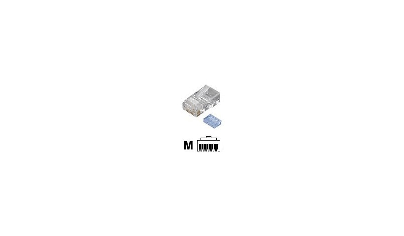 Black Box FMTP6-R2-100PAK Cat6 Shielded RJ45 Modular Plug Lifetime Warranty