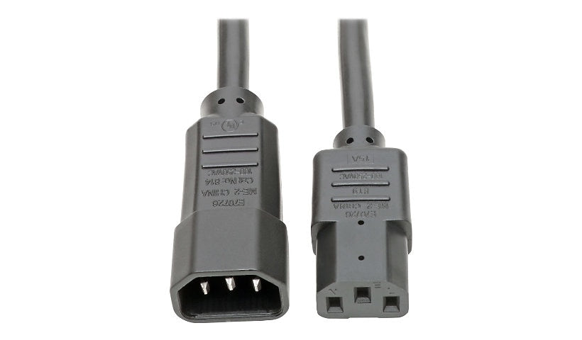 Tripp Lite P005-010 C13 to C14 PDU Extension Power Cord 10 ft Lifetime Warranty