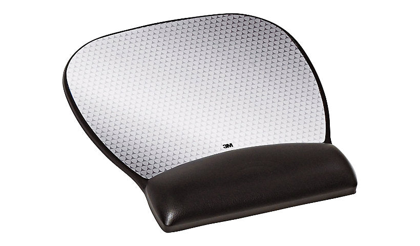 3M Precise MW310LE Gel Mouse Pad with Wrist Rest Black 1 Year
