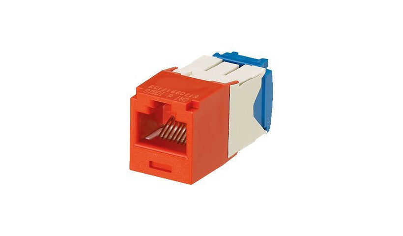 Panduit CJ6X88TGRD-24 Mini-Com TX6 10Gig Cat6A UTP Jack Module RJ45 Red
