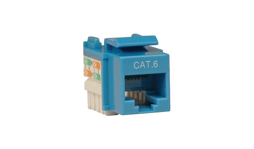 Tripp Lite N238-001-BL Cat6/Cat5e 110 Punch-Down Keystone Jack Lifetime Warranty