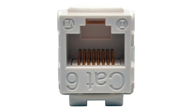 Tripp Lite N238-001-WH Cat6/Cat5e 110 Punch-Down Keystone Jack Lifetime Warranty