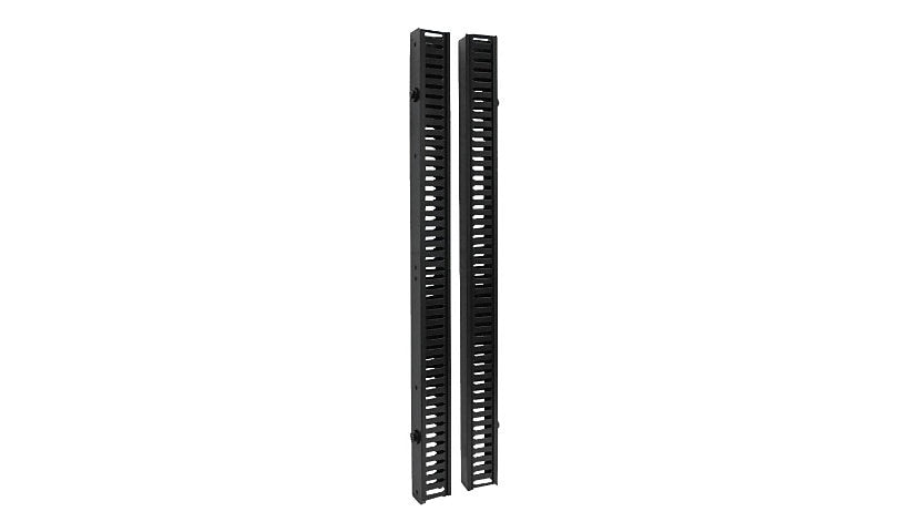 Tripp Lite SRCABLEDUCTVRT SmartRack 6 ft Vertical Double Finger Duct with Cover