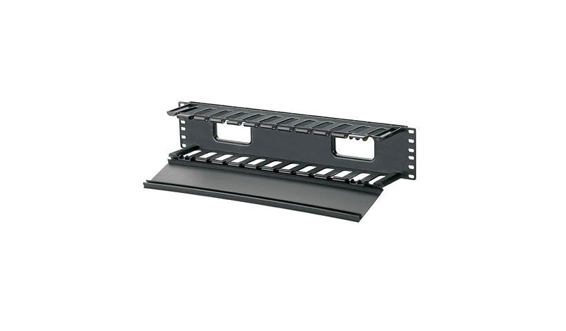 Panduit WMPF1E PatchLink Horizontal Cable Manager 19 in 2U Dual Hinged Cover