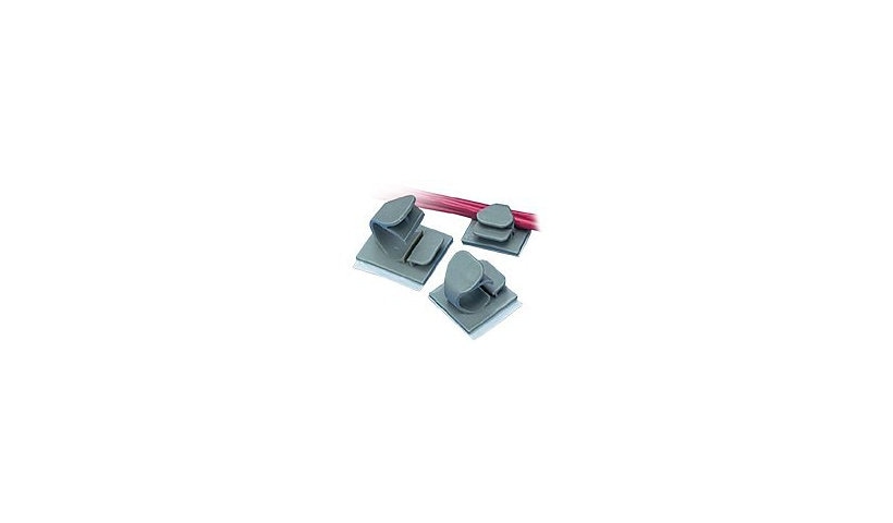 Panduit LWC25-A-C20 Adhesive-Backed Latching Wire Clips 100 Pack