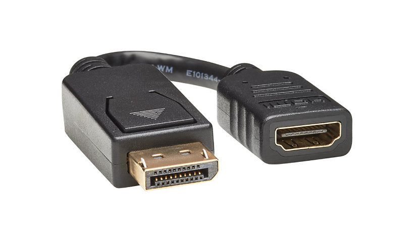Tripp Lite DisplayPort to HDMI Video Adapter, M/F, 1080p, HDCP, Black, 6 in