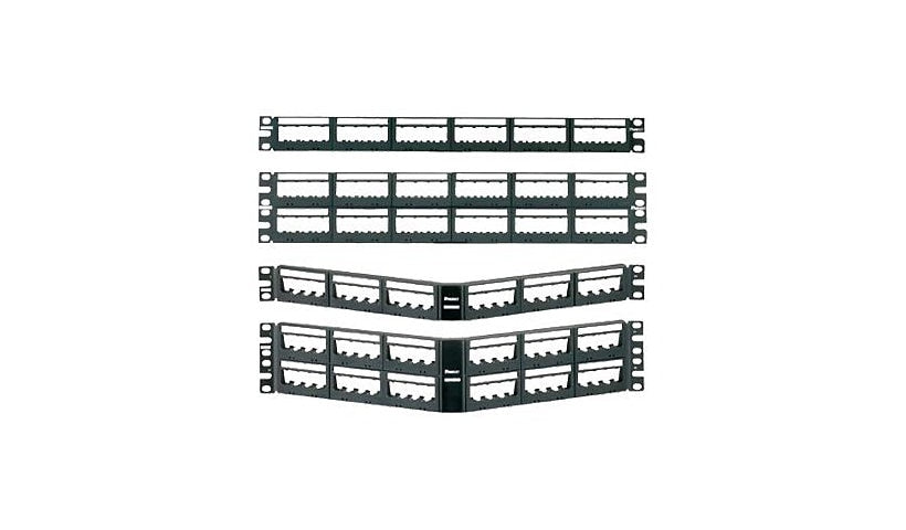 Panduit UICMPP24BLY Mini-Com Ultimate ID 24-Port Modular Patch Panel