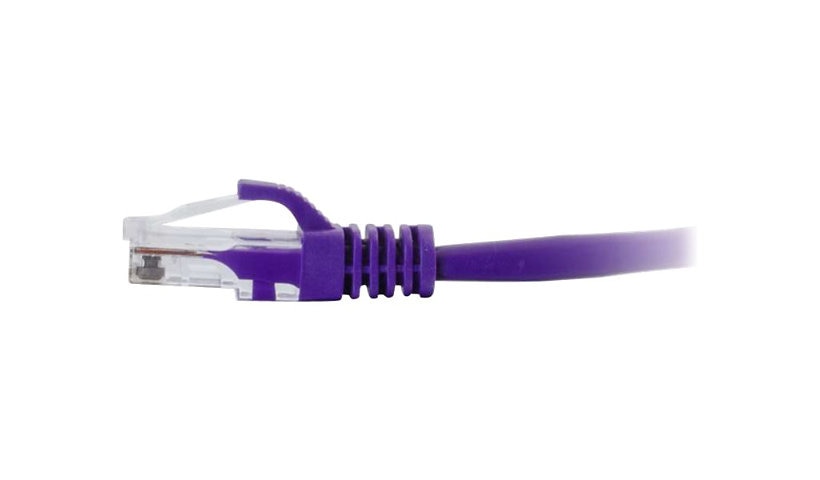 C2G 27800 Cat6 Snagless UTP Ethernet Patch Cable 1 ft Purple