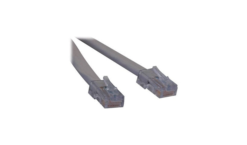 Eaton Tripp Lite 5ft (1.52m) T1 Shielded RJ48C Crossover Cable, RJ45 Male to Male, 22 AWG, TAA Compliant, Beige, N266-005