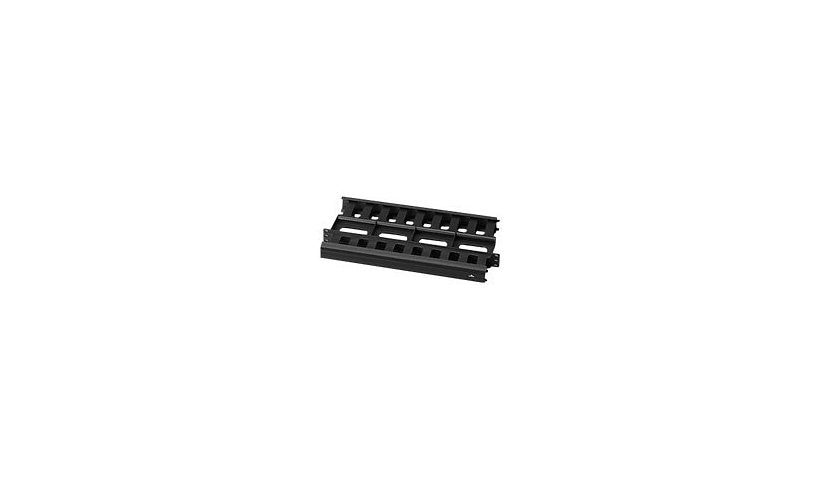 Leviton 491RU-HFR Versi-Duct Horizontal Cable Management Panel 19 in 1U PVC