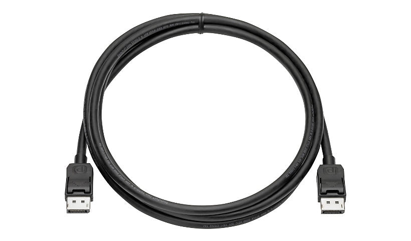 HP 6.6ft DisplayPort Male to Male Cable Kit, Black, VN567AA