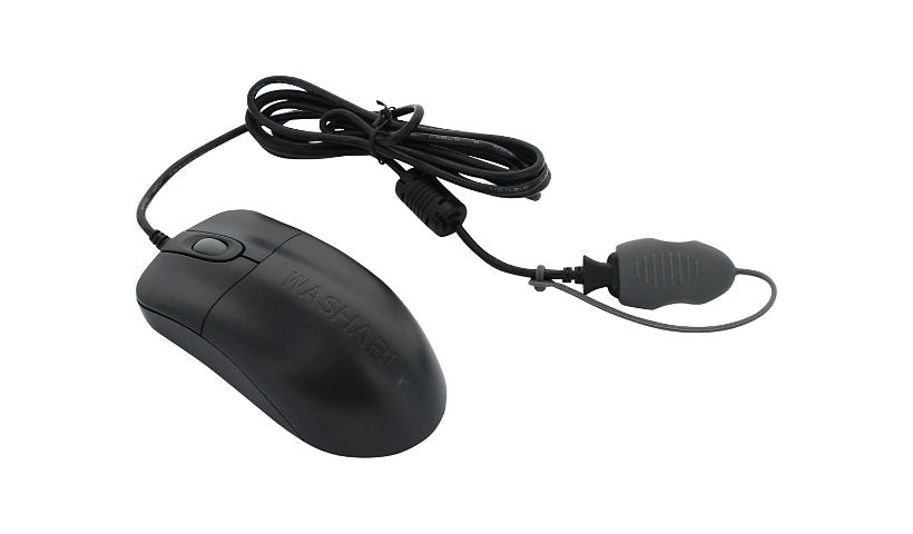 Seal Shield STM042 Silver Storm Washable Medical Mouse Black 2 Year