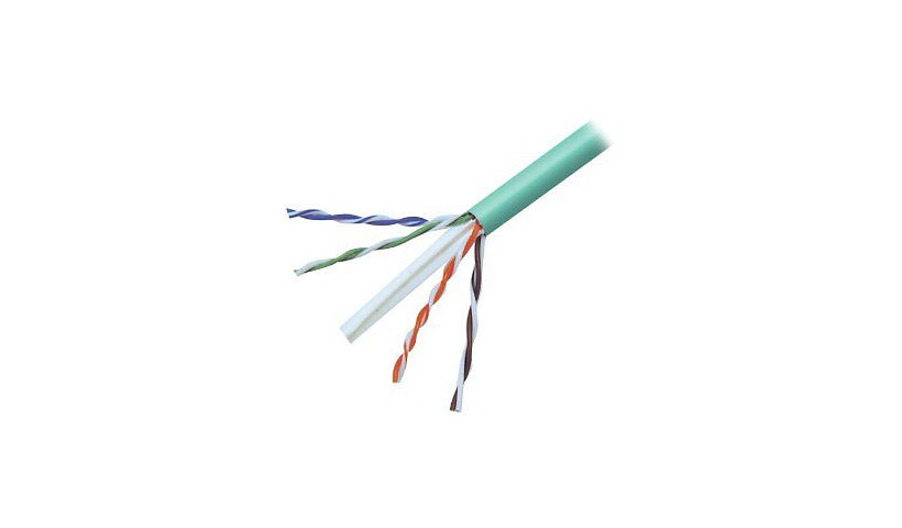 Belkin A7L704-1000-GRN Cat6 Solid Bulk Cable 1000 ft 4-Pair UTP 23 AWG PVC Green