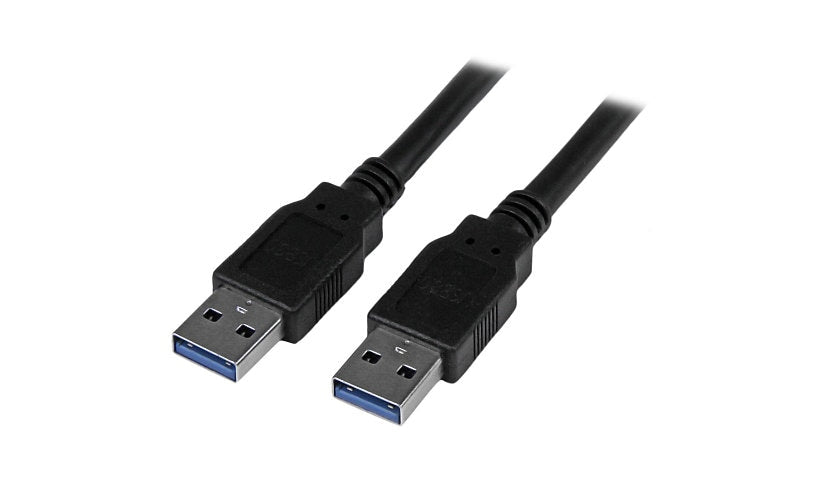 StarTech.com USB 3.0 Type-A Male to Male Cable, 5Gbps, Black, 6 ft