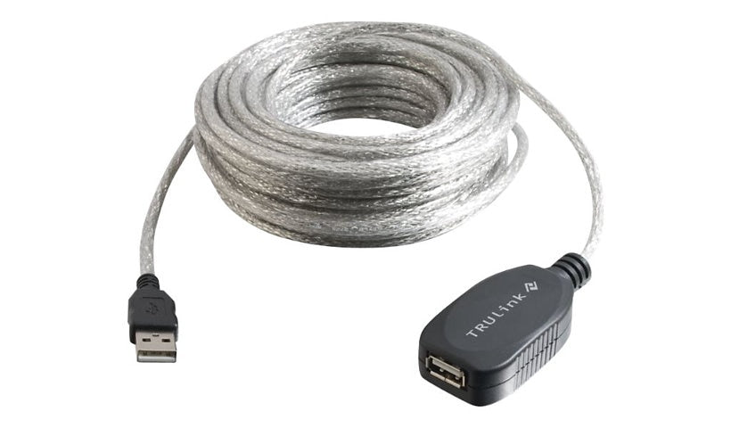 C2G 39000 Active USB 2.0 Extension Cable 39.4 ft 1 Year