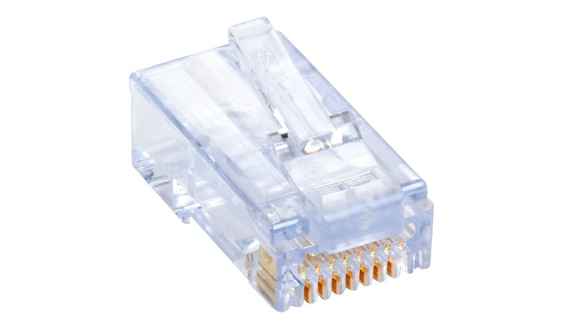 Black Box C6EZUP-100PAK Cat6 EZ-RJ45 Modular Plug 100 Pack TAA Lifetime Warranty