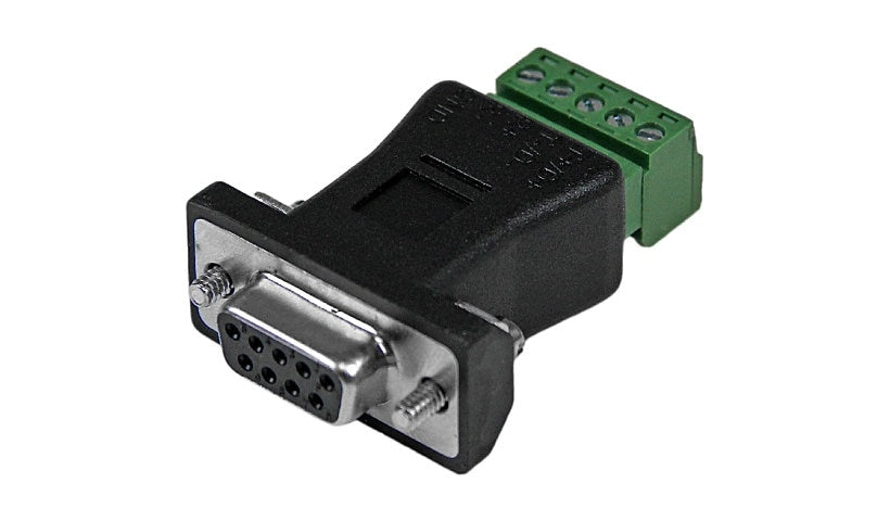 StarTech.com DB92422 RS422/RS485 DB9 to Terminal Block Adapter 2 Year