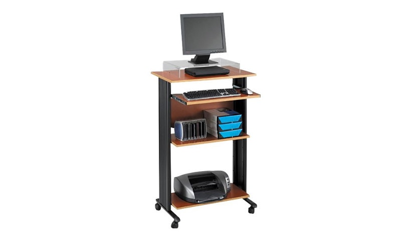 Safco Muv Mobile Stand-Up Desk, 45in, Cherry, 1923CY