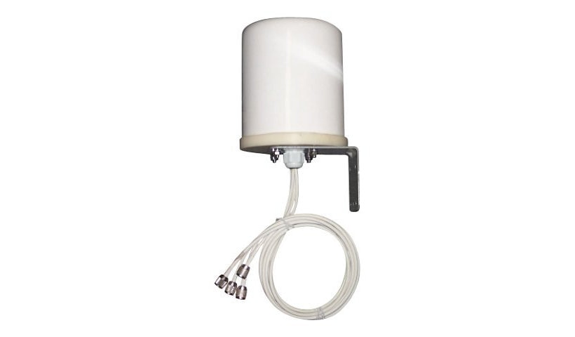 TerraWave M6060060MO1D3602O 6 dBi Dual Band MIMO Omni Antenna, 6 RP-TNC