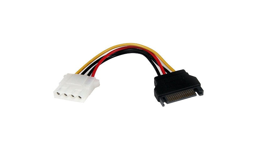 StarTech.com LP4SATAFM6IN SATA to LP4 Power Adapter Cable 6 in F/M 2 Year