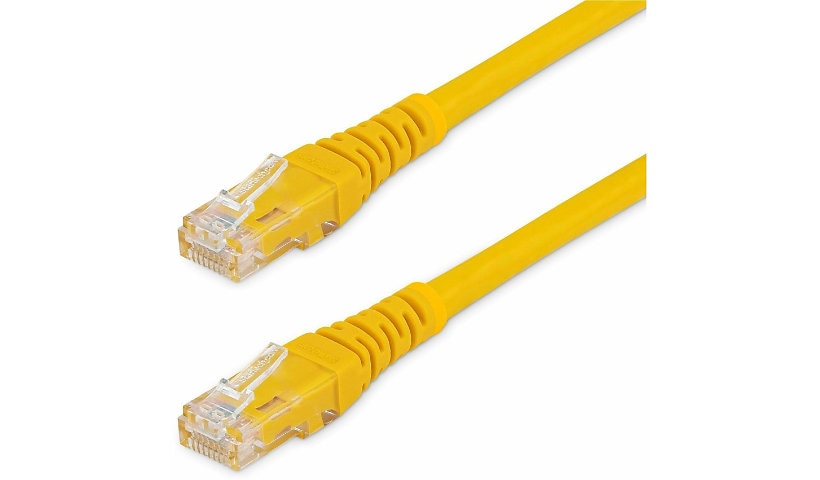 StarTech.com C6PATCH10YL Cat6 Molded UTP Ethernet Patch Cable 10 ft Yellow