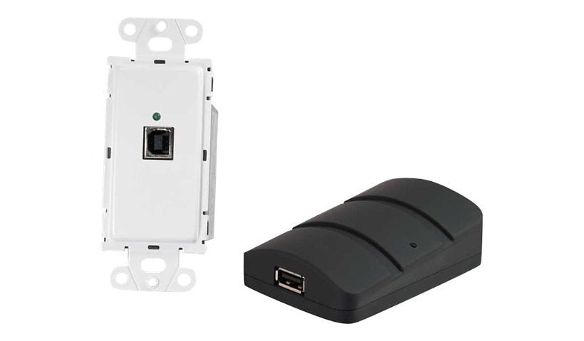 C2G 53878 TruLink USB 2.0 over Cat5 Superbooster Wall Plate Kit 1 Year