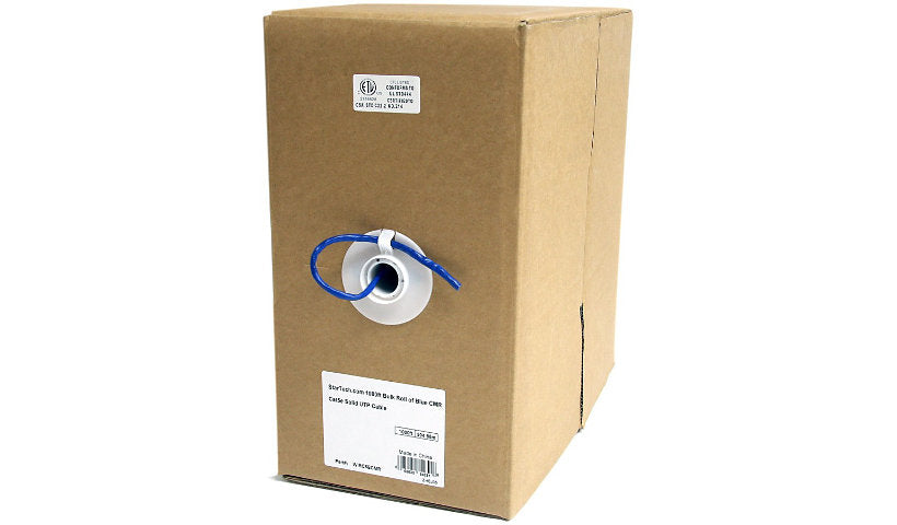 StarTech.com WIRC5ECMR Cat5e Riser Bulk Cable 1000 ft Solid Lifetime Warranty
