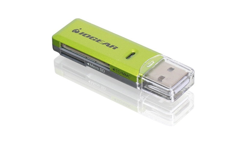 IOGEAR GFR204SD SD SDXC microSD MMC USB 2.0 Card Reader Writer