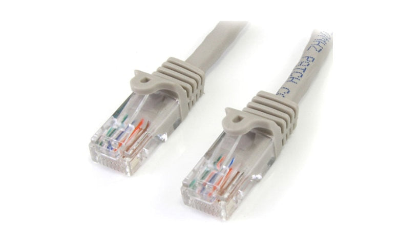 StarTech.com 45PATCH20GR Cat5e Snagless UTP Ethernet Patch Cable 20 ft Gray
