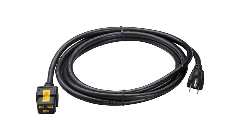 APC AP8750 NetShelter Locking Power Cord 3 m C19 to NEMA 5-15P 2 Year