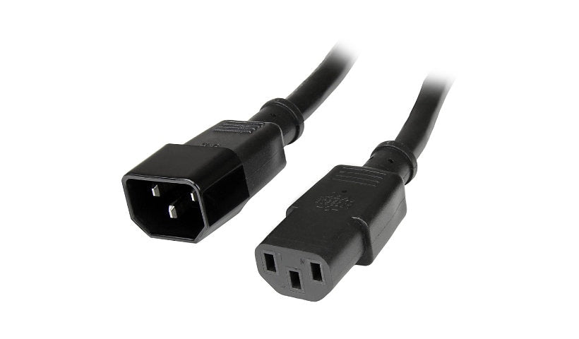StarTech.com PXT100146 C14 to C13 Heavy-Duty PDU Extension Power Cord 6 ft 15A