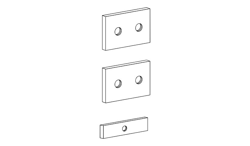 Ergotron Wall Track Bracket for Vertical CPU Holders, Zinc, 60-156