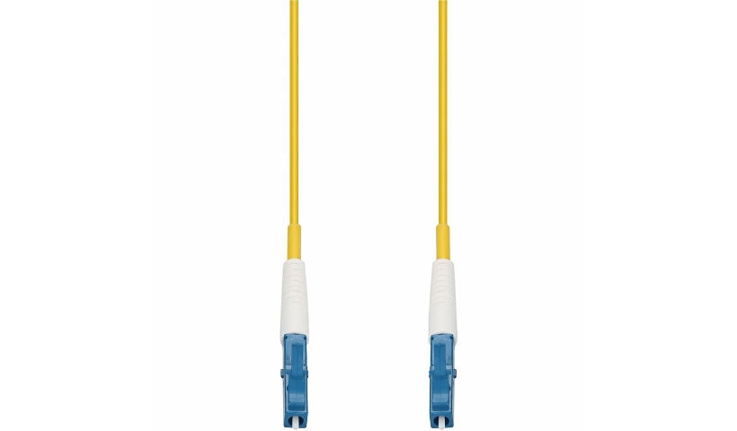 Proline PRO-LC-LC-1MS9SMF 1m (3.3ft) LC to LC OS2 Single Mode Simplex Fiber Patch Cable, 9/125, OFNR Riser, Yellow