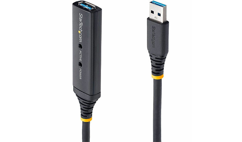 StarTech.com Active USB 3.0 Extension Cable, 5Gbps, USB-A M/F, TAA, 5 m (16 ft)