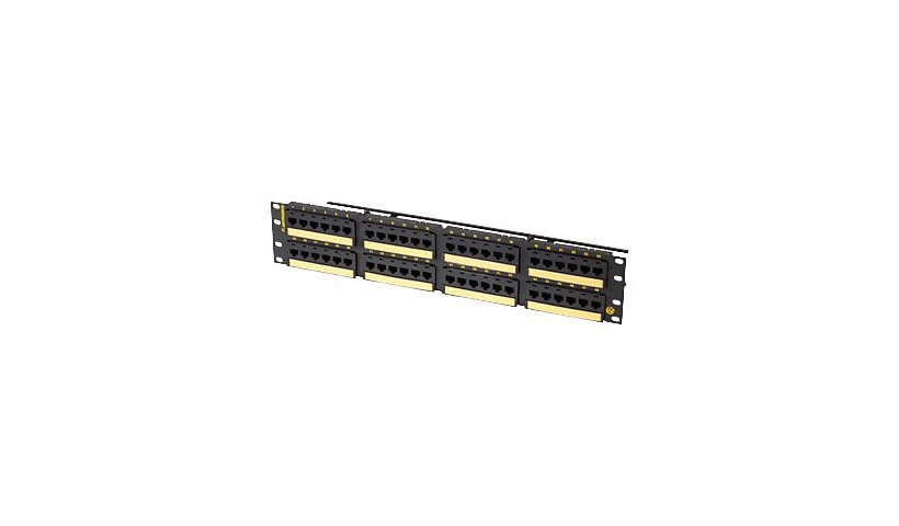 Ortronics PHD6AU48 Clarity 6A High-Density 48-Port Patch Panel 2U