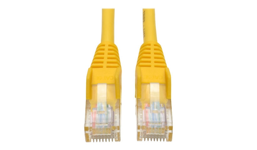 Tripp Lite N001-001-YW Cat5e Snagless UTP Ethernet Patch Cable 1 ft Yellow
