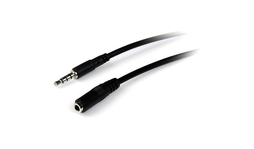 StarTech.com MUHSMF1M 3.5mm 4-Position TRRS Headset Extension Cable 1 m