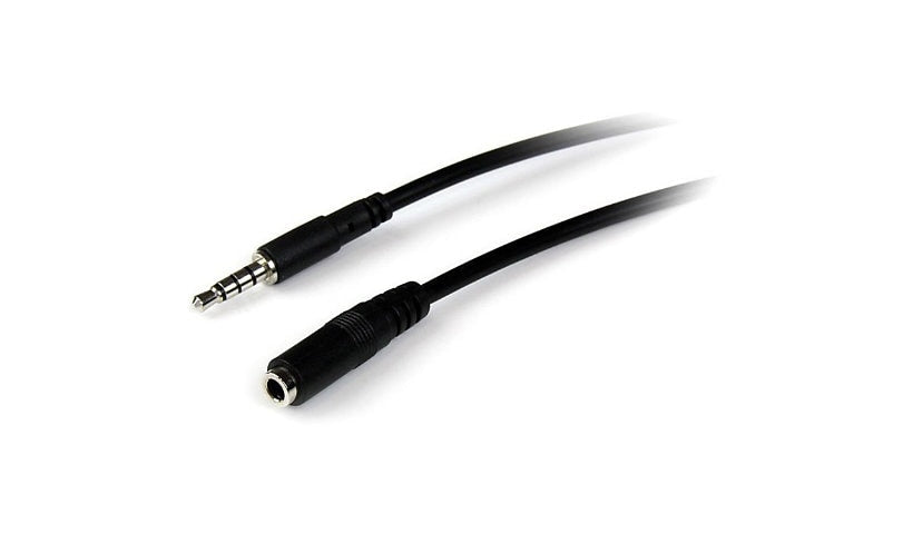 StarTech.com MUHSMF2M 3.5mm 4-Position TRRS Headset Extension Cable 2 m