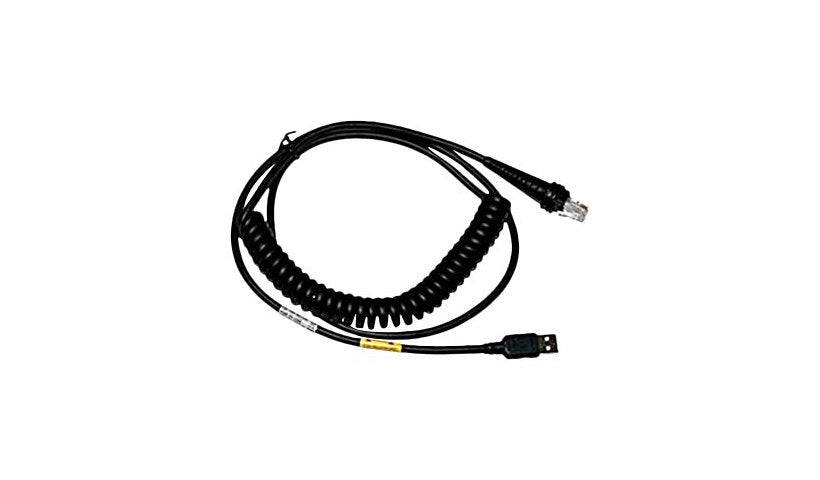 Honeywell 12V Locking Coiled USB Cable, 5 m (16.4 ft), CBL-503-500-C00