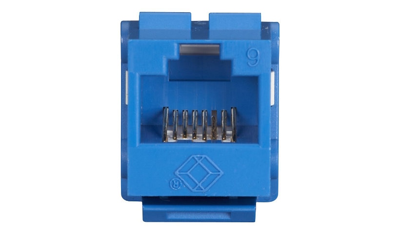 Black Box FMT630-R3 GigaTrue2 Cat6 Keystone Jack RJ45 110 Punch-Down Blue